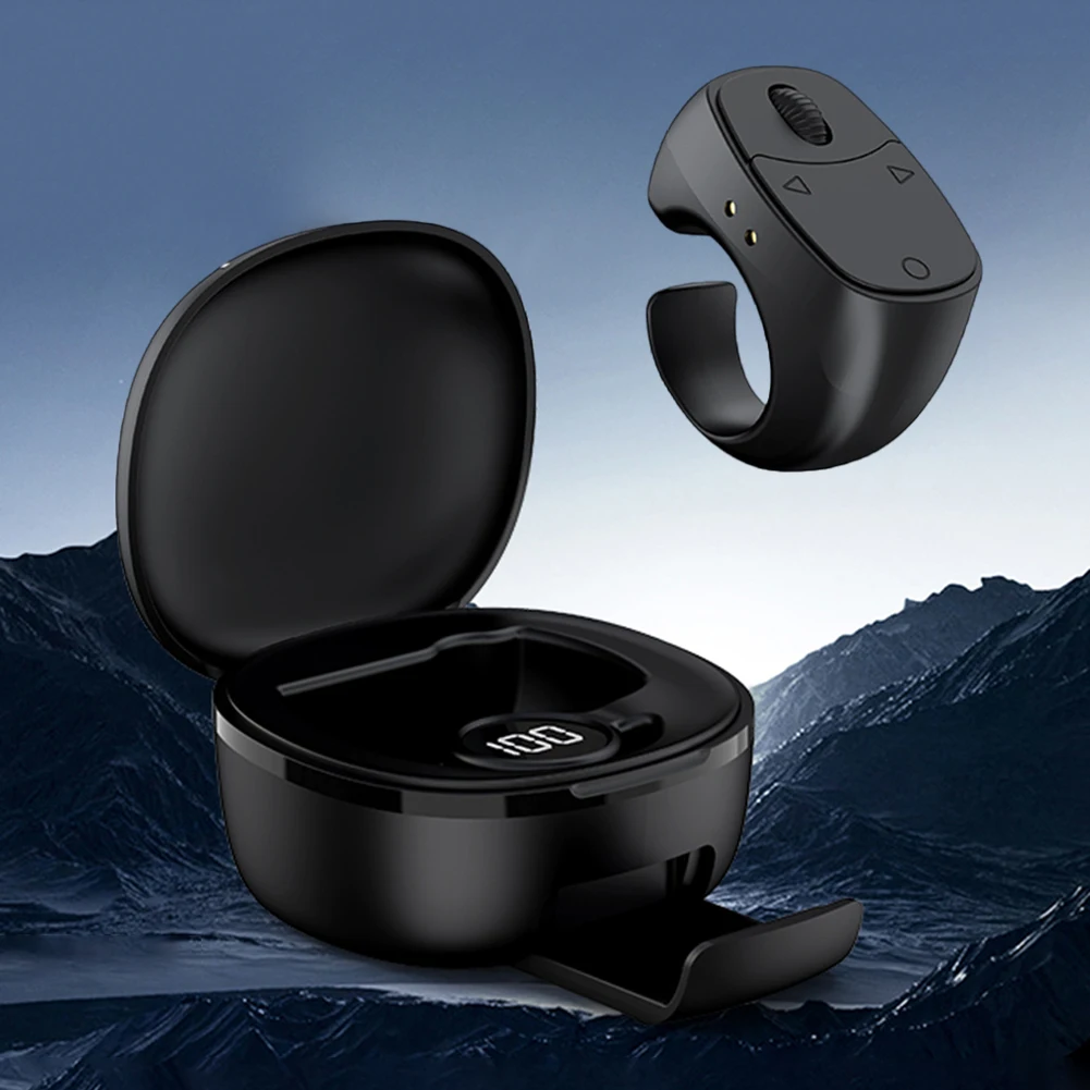 New Fingertip Ring Remote Control Scrolling Wireless Bluetooth Mobile Selfie Mice Video Automatic Page Turner Browsing