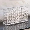 Cosmetics Storage Case Plastic Makeup Jewelry Storage Rack Clear Brush Pen Lipstick Display Shelf Holder Bathroom Organization 6