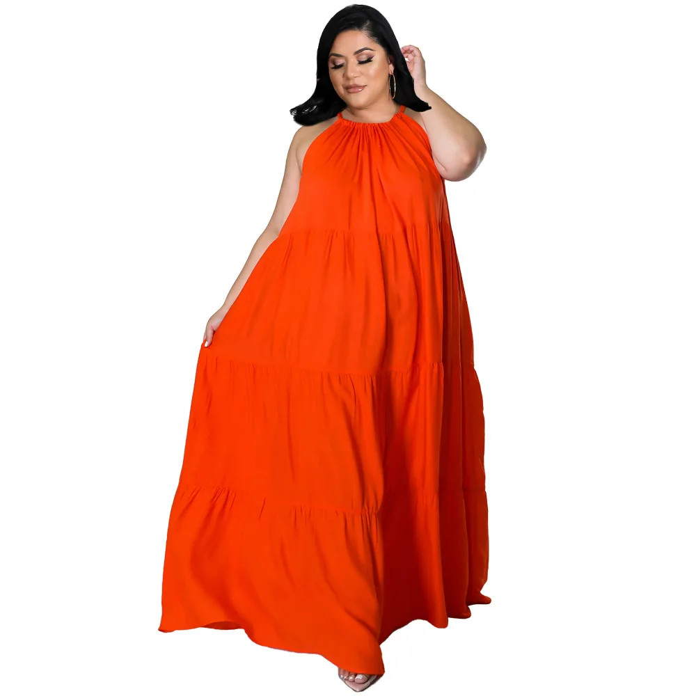 WSFEC L-4XL Plus Size Dresses for Women Clothing 2023 Spring