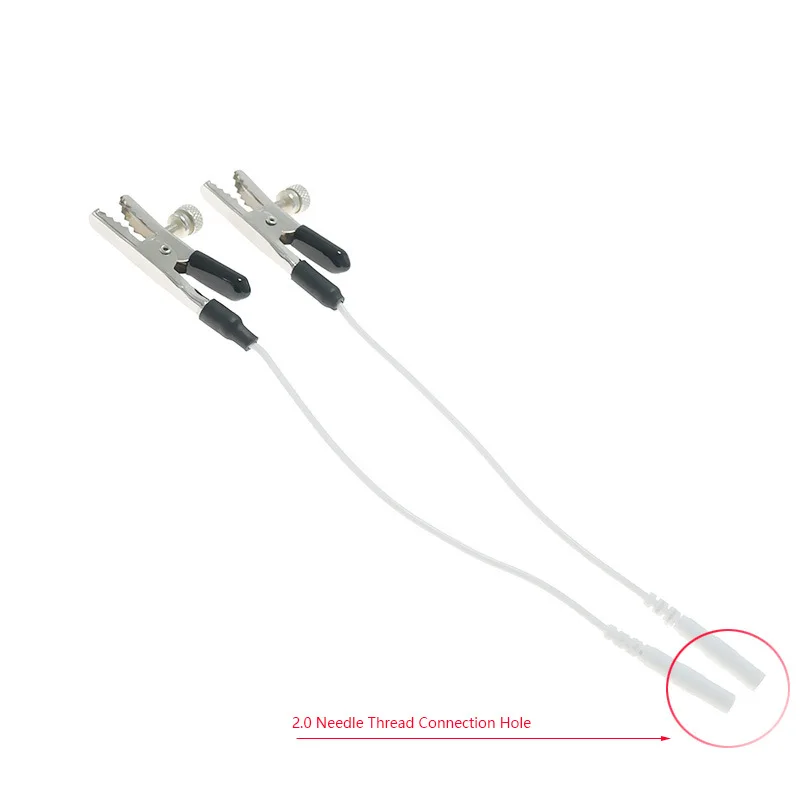 Electro Shock Full Body Massage Breast Clitoris Clip Therapy Stimulation Penis Nipple Clamps Accessories Sex Toys For Men Women