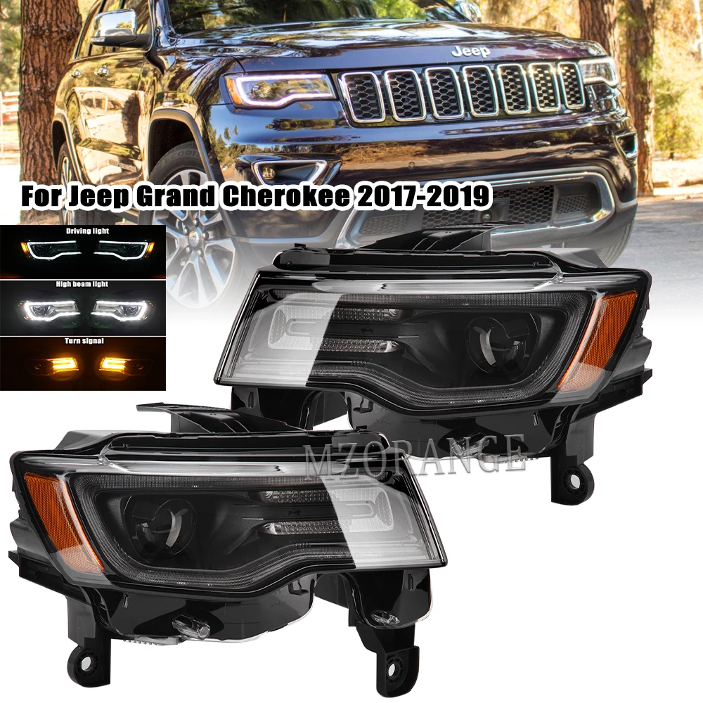 Headlight For Jeep Grand Cherokee 2017 2018 2019 Left Right Turn Signal