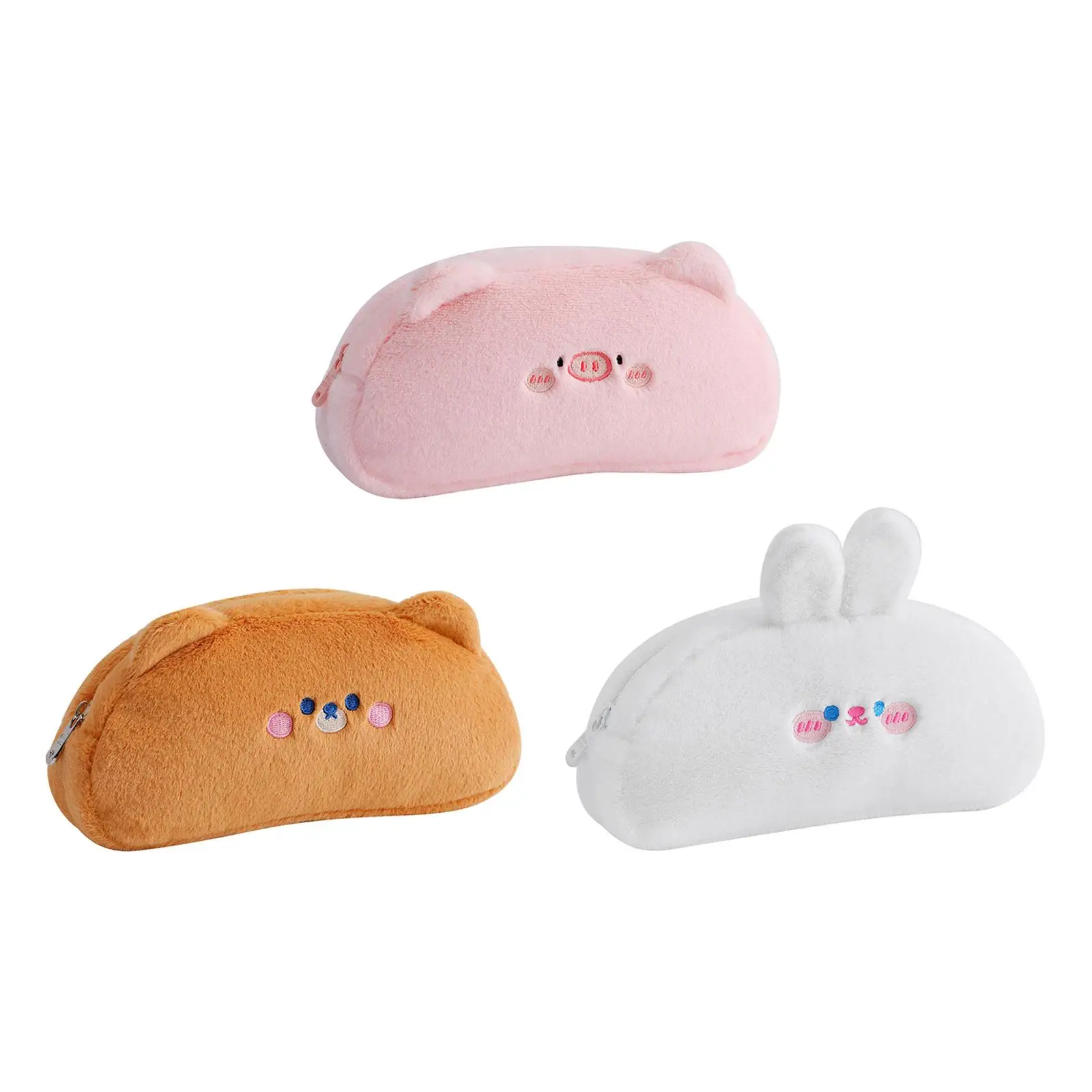 봉제 필통, 부드러운 스크랩북 보관 가방, 내구성 있는 동물 문구류