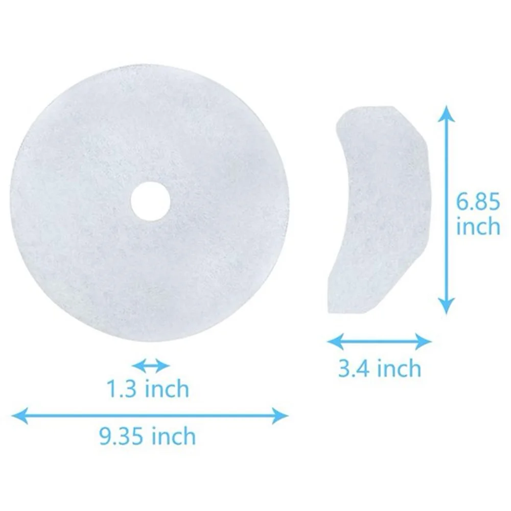 4 Filtri Di Ricambio Universali Per Asciugatrice: Dischi In Carta Per Panda, Magic Chef, Sonya E Avant (227x33 Mm)