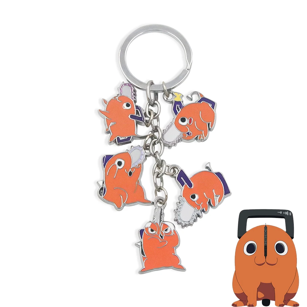 Pochita Keychain Chainsaw Man Chainsaw Man Enamel Charms Anime