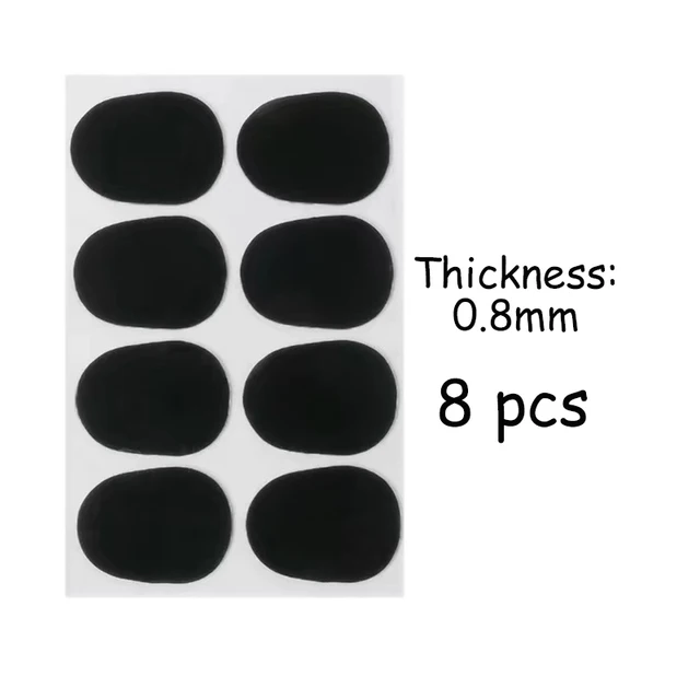 8 Pezzi Cuscinetti Bocchino Sassofono - Gomma Silicone Per Sassofono Tenore/Contralto E Clarinetto - Foto 7