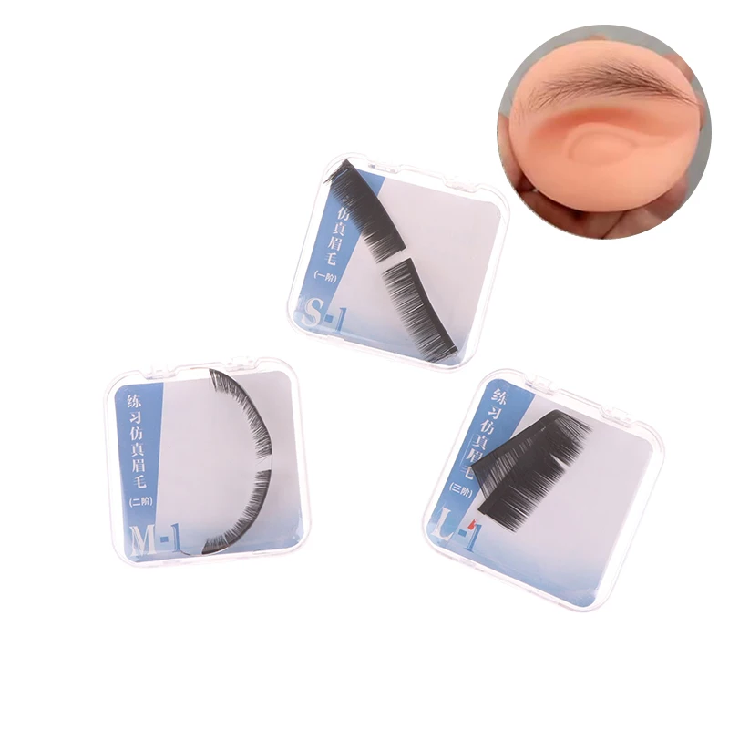 Eyebrow Practice Model Authentic Real AI Master Native Cloned Eyebrow Hair Without Hair Follicles For Beginners