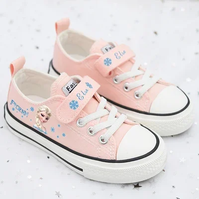 Sports Shoes Kids Sneakers Kids Shoes Kids Sports Shoes Disney girls frozen princess Mickey Mouse Casual shoes non-slip soft bottom sports shoes for girl gift