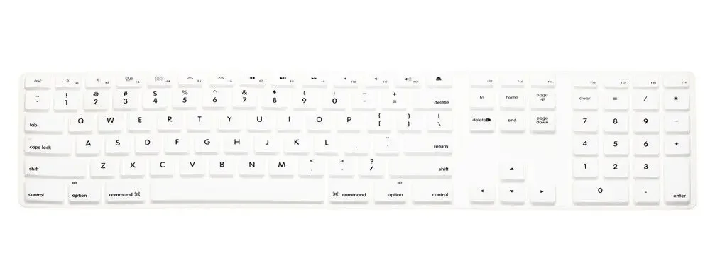 Rainbow Multi-Color Wired Keyboard Skin Cover Protector