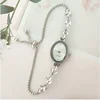 New Elegant Watch for Women Rhinestone Inlaid for Clover Lady Watches Oval Fashion Quartz Wristwatch Bracelet Clocks Reloj Mujer 4