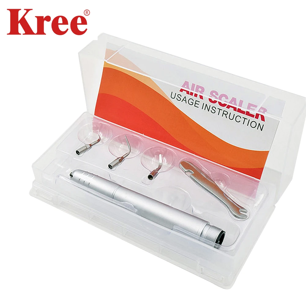 Dentaler Luftscaler Hochwertiger AS2000 Ultraschallscaler Borden Midwest 2-Loch B2 Handstück mit 3 Spitzen G1 G2 G3 Zahnaufhellung
