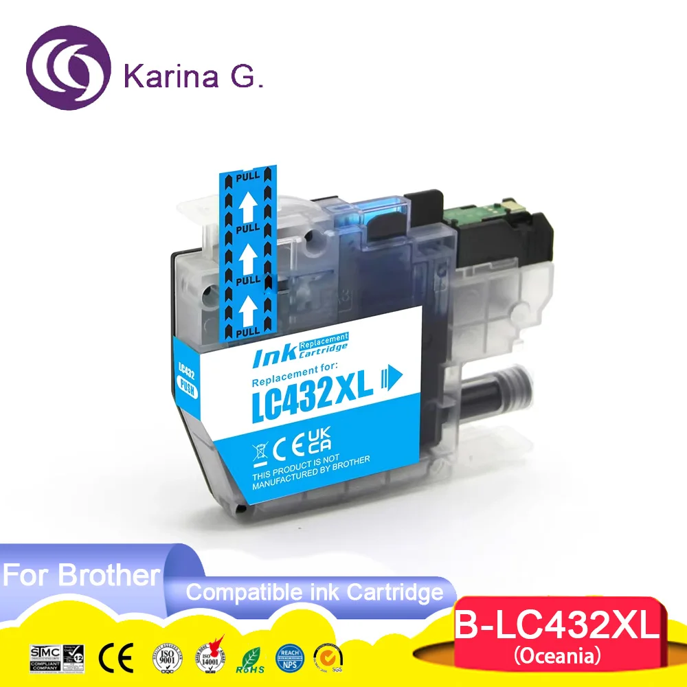 High capacity LC432XL 432XL LC 432XL Compatible Ink Cartridge For MFC-J5340DW/J