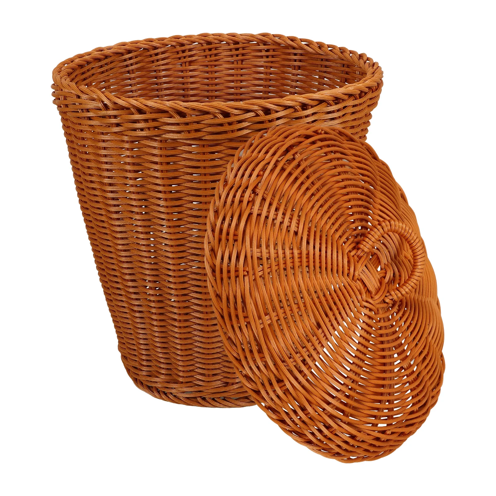 

Simulated Bucket Bin Storage Basket Waste Imitation Sundries Simulation Laundry Imitated Home Flower Multipurpose Can