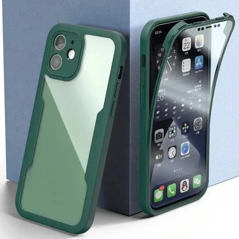 360-Degree Full Cover Screen Protection Phone Case