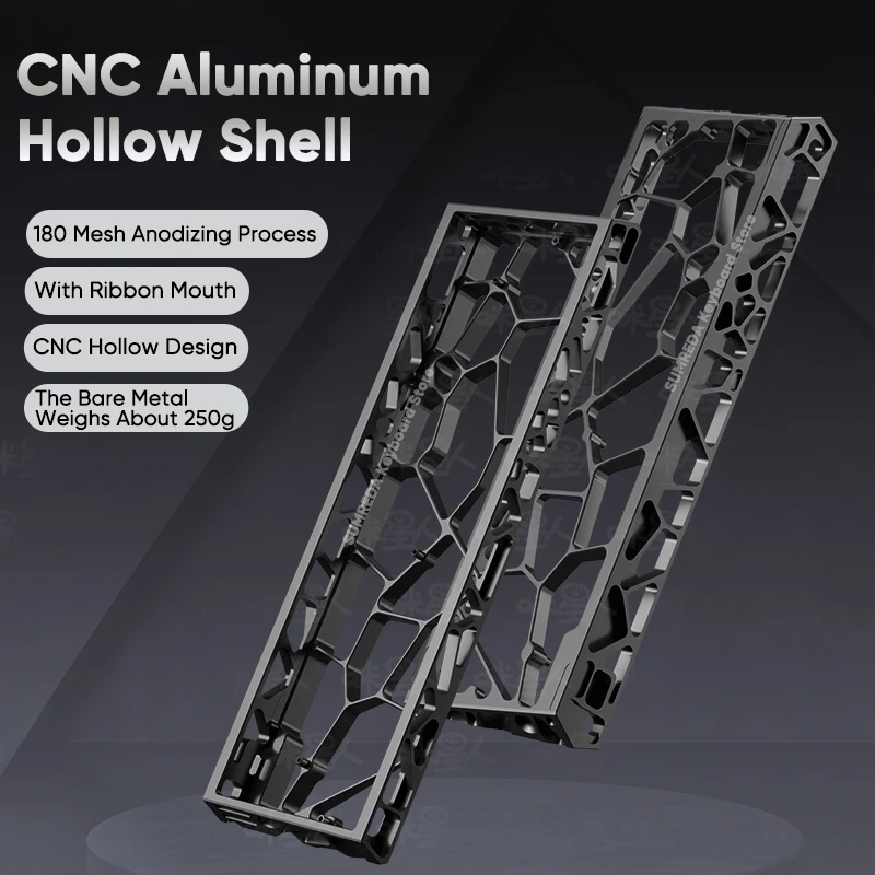 Premium Aluminum Keyboard Case for 60% Layouts - Holy60 Edition