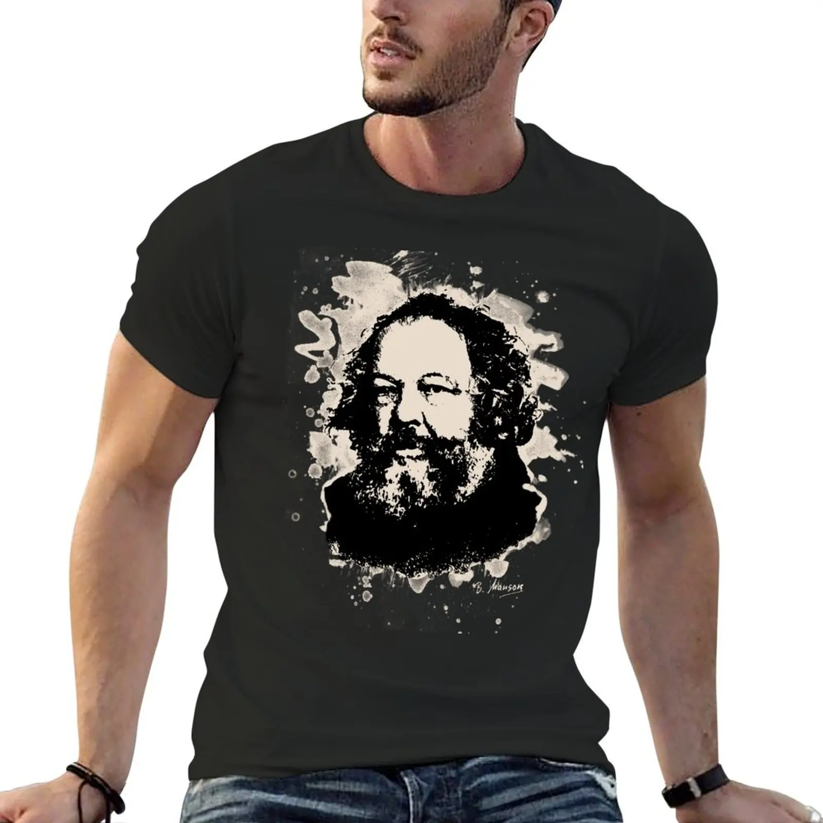 

Bakunin T-Shirt designer shirts funnys anime stuff Men's t shirts