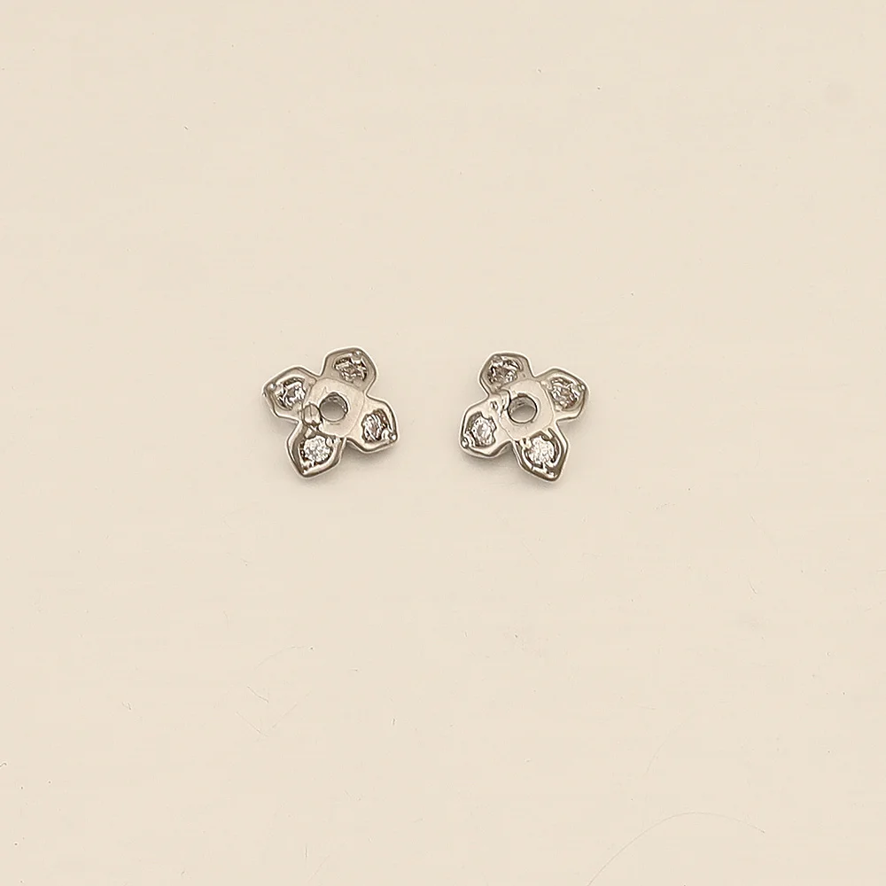 Cordial Design 4*4MM 50Pcs Jewelry Accessories/Jewelry Findings & Components/CZ Stone/Hand Made/Genuine Gold Plating/DIY Making - cordial