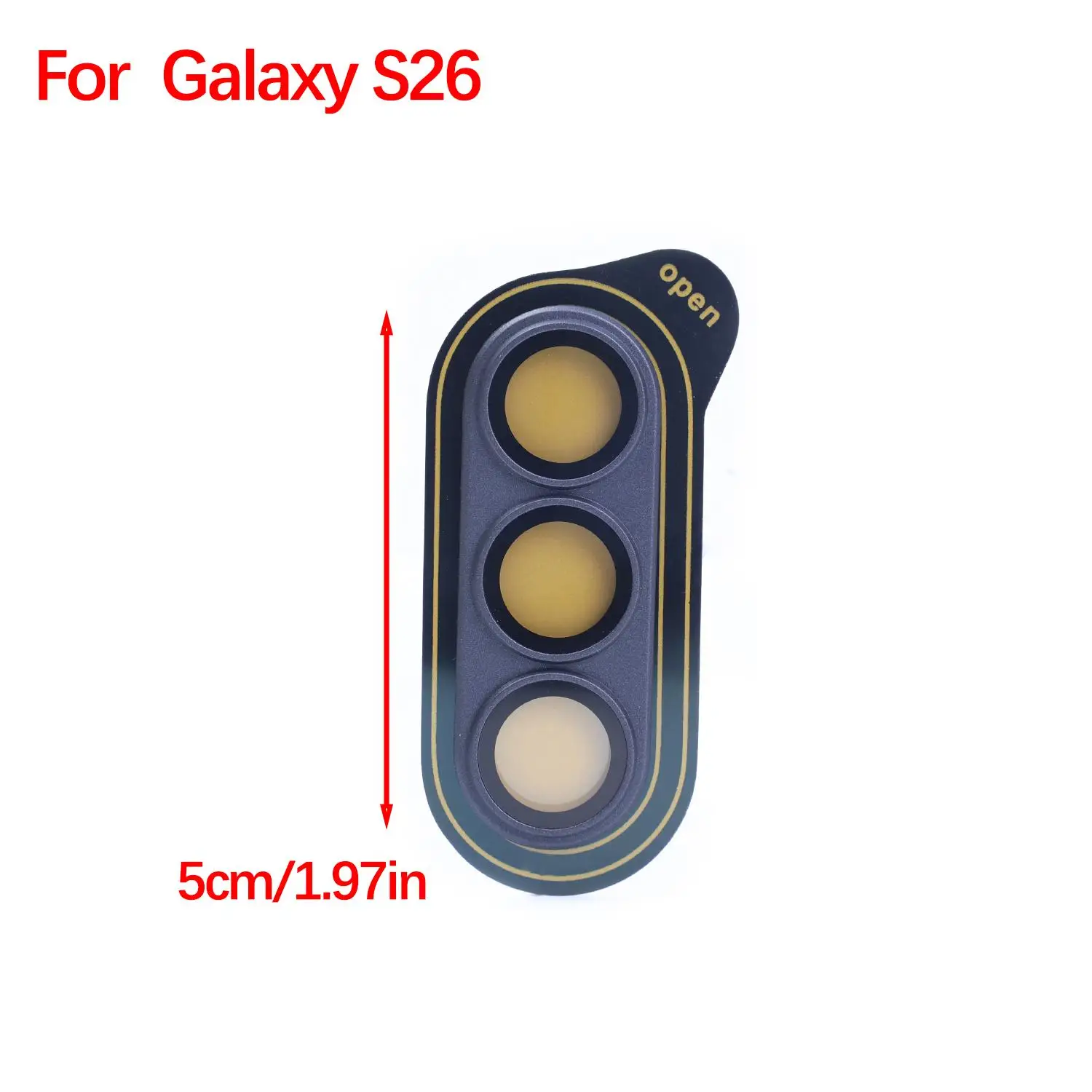 Premium Back Camera Protector - PMMA Hardness Lens Cover with Adhesive Films