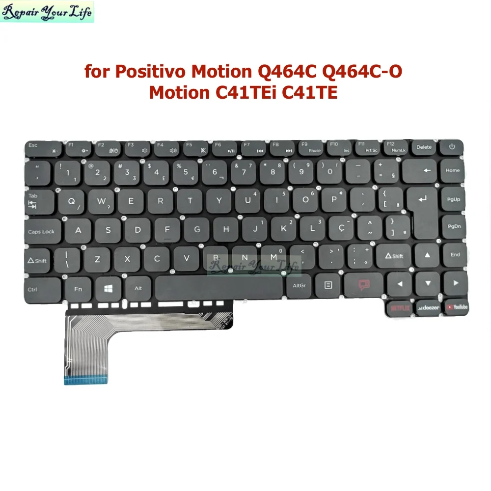 Positivo 모션 Q464C SCDY-3092001 모션 C41TEi C41TE 포르투갈어 브라질 키보드에 대한 Q464C-O PT-BR 브라질 노트북 키보드
