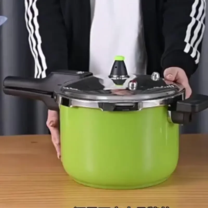New Household 304 Stainless Steel Gas Induction Cooker General Explosion-proof Pressure Cooker Small Thickening Large Capacity