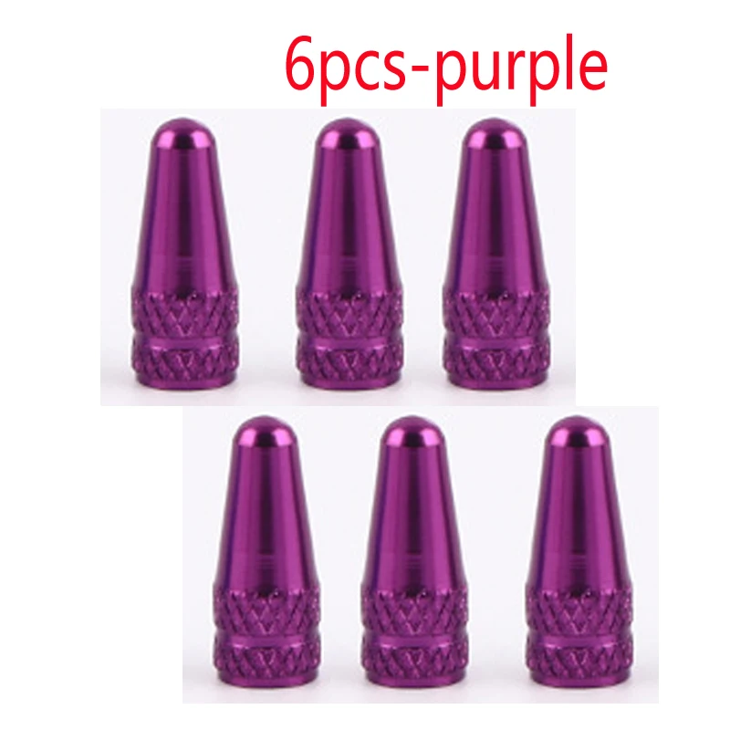 Set of CNC Aluminum Ultralight Bike Valve Stem Dust Covers (6/12 Pieces)