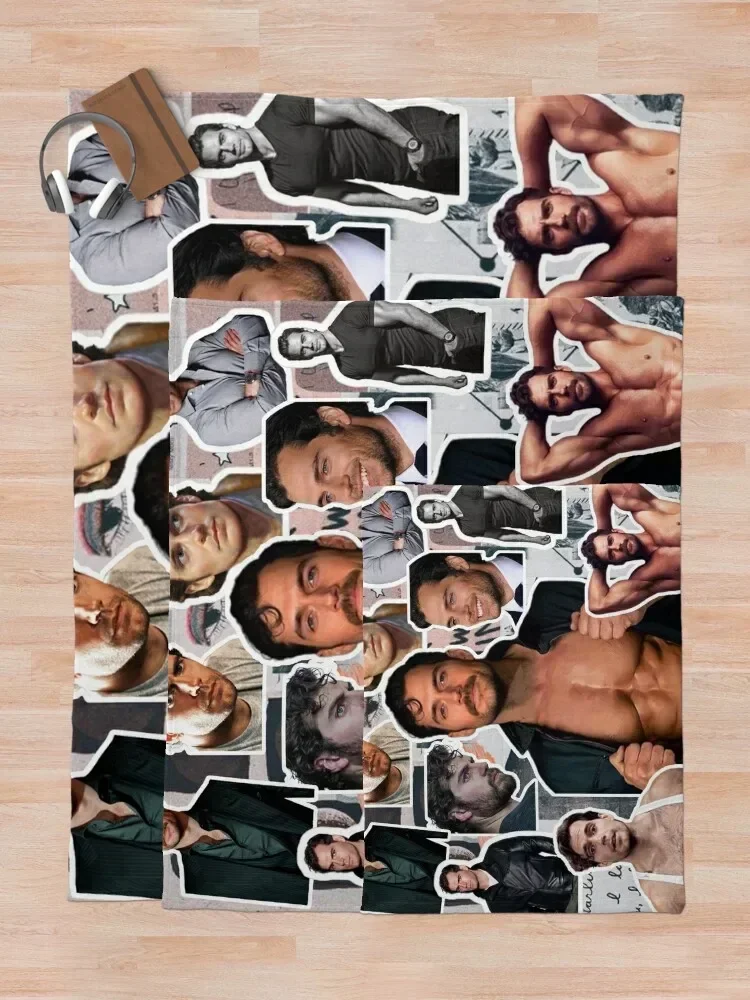 henry cavill photo collage Throw Blanket cosplay anime Soft For Decorative Sofa Custom Sofas Blankets 5
