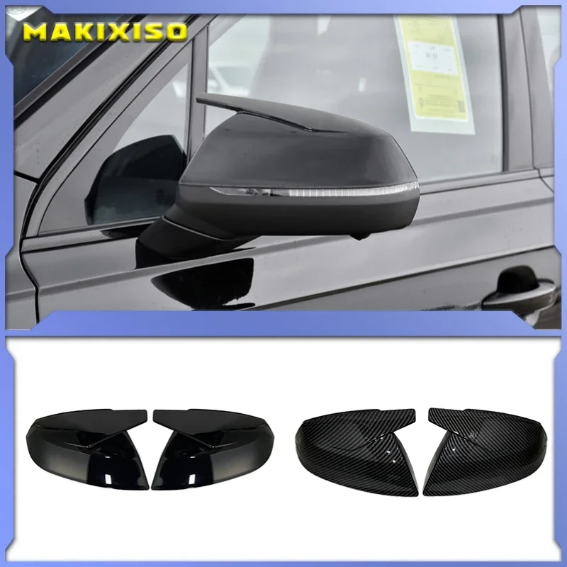 

ABT style rearview mirror cover For Audi Q5 Q5L SQ5 Q7 SQ7 FY 4M 45 50 55 60 TDI TFSI S Line Sline 2016-22 Replacement lens cap