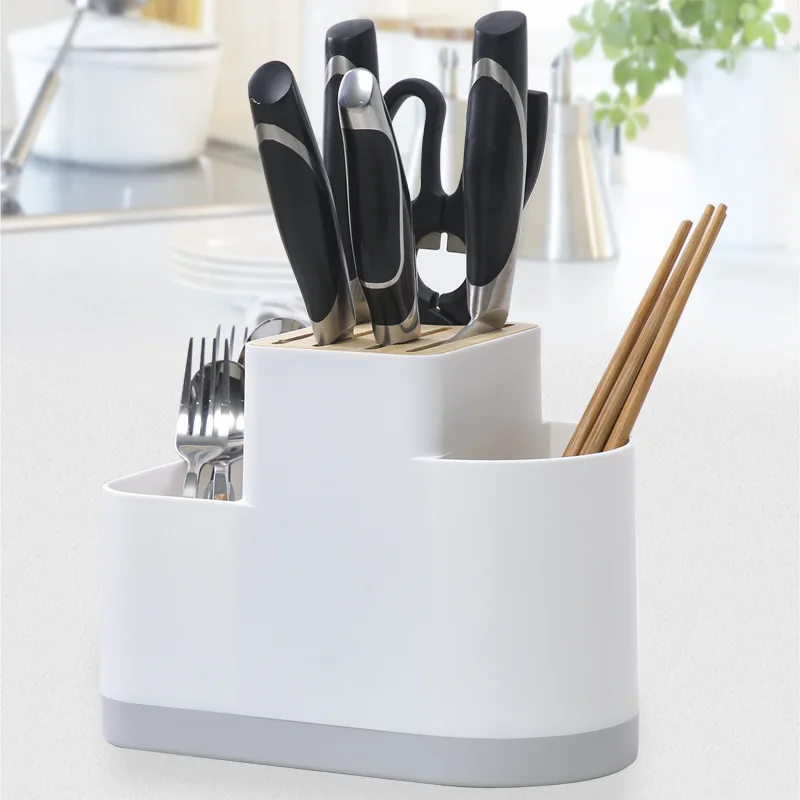 Multifunction Cutlery Drainer and Organizer Knife Holder Utensils Holder Caddy for Countertop Chopsticks Spoon Kitchen Organizer Multifunction Cutlery Drainer and Organizer Knife Holder Utensils Holder Caddy for Countertop Chopsticks Spoon Kitchen Organizer