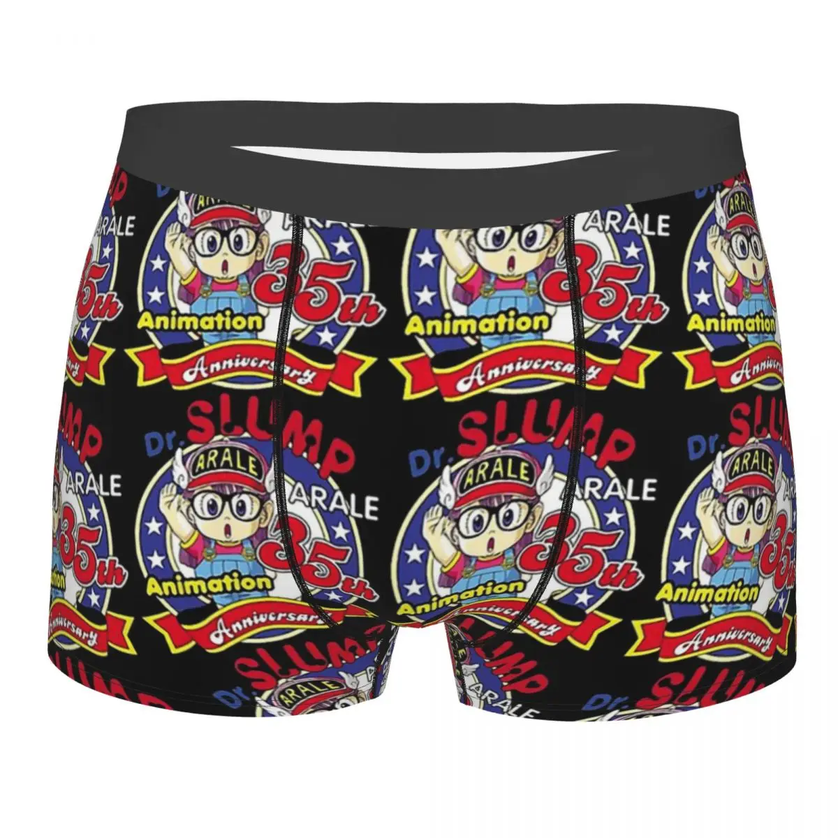 

Трусы Dr Slump Happyenip, дышащие трусы, мужское нижнее белье, шорты с принтом, боксеры, трусы
