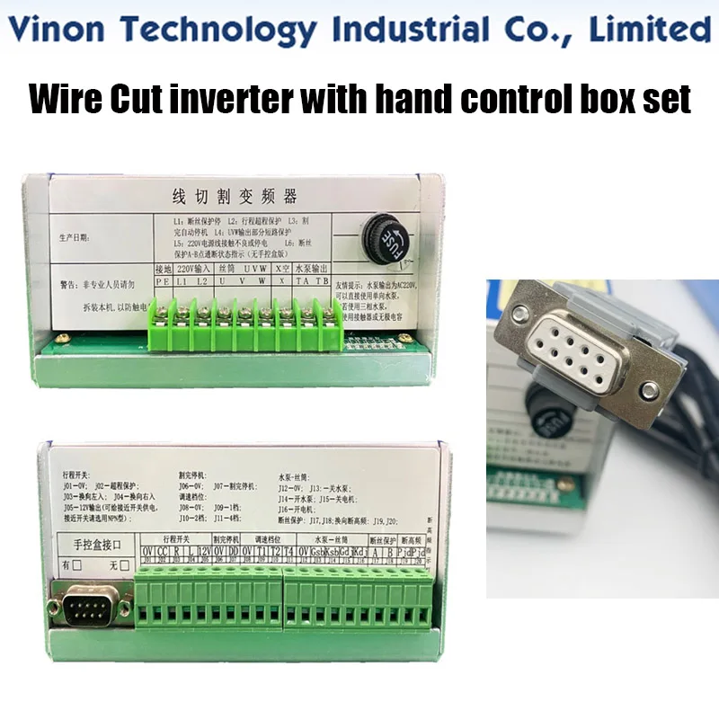 Unità della scatola di controllo/telecomando, utilizzata per l'invertitore tagliato a filo. Convertitore di frequenza a media velocità e alta velocità per Spark Machine - immagine 6