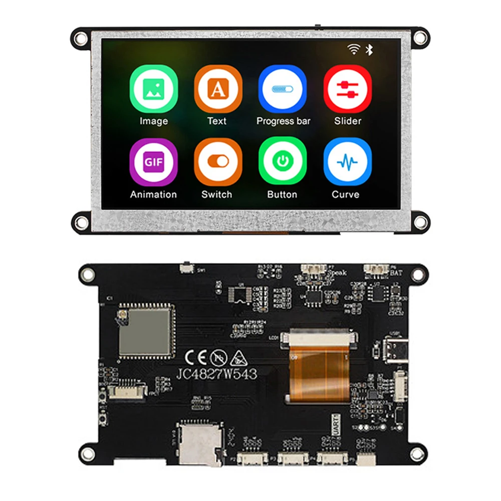 รูปสินค้า บอร์ดพัฒนา ESP32-S3 จอสัมผัส 4.3-5 นิ้ว Wi-Fi Bluetooth
