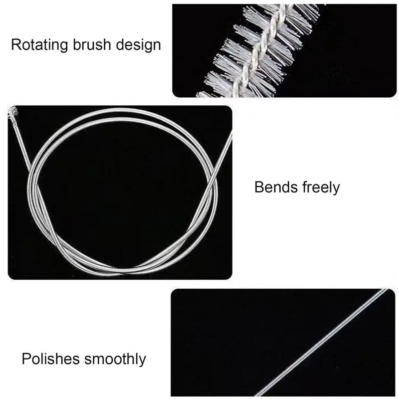 Drain Cleaning Brush Non-Slip Ac Vent Cleaning Tool Flexible Dredging Tool Portable Household Gadgets for Sewage Unclogging