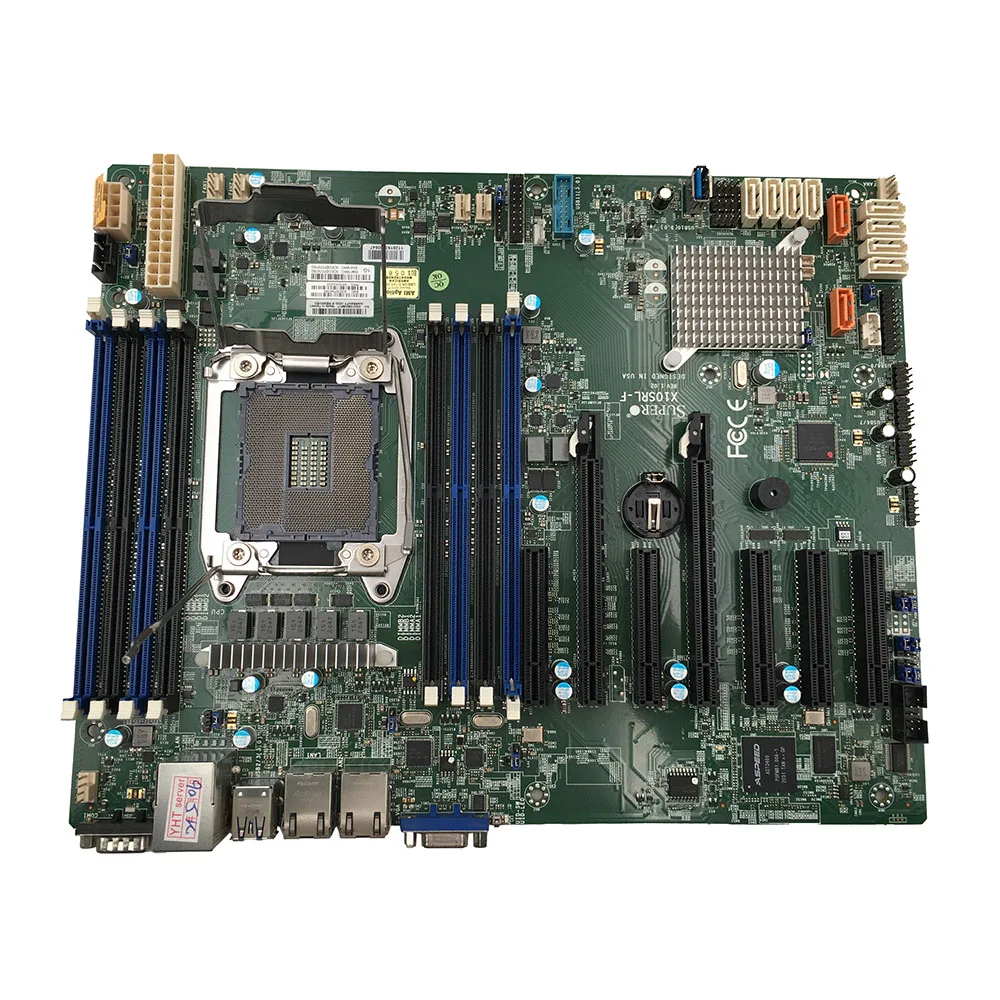 Server Motherboard For Supermicro X10SRL F 2011 3 X99 C612 Fully Tested Good Quality
