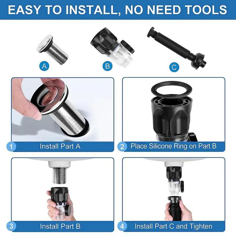 Kitchen Sink Drain Pipe Flexible Extension Deodorant Strainer Pipeline Bathroom Washbasin Anti Blockage Supplies Accessories