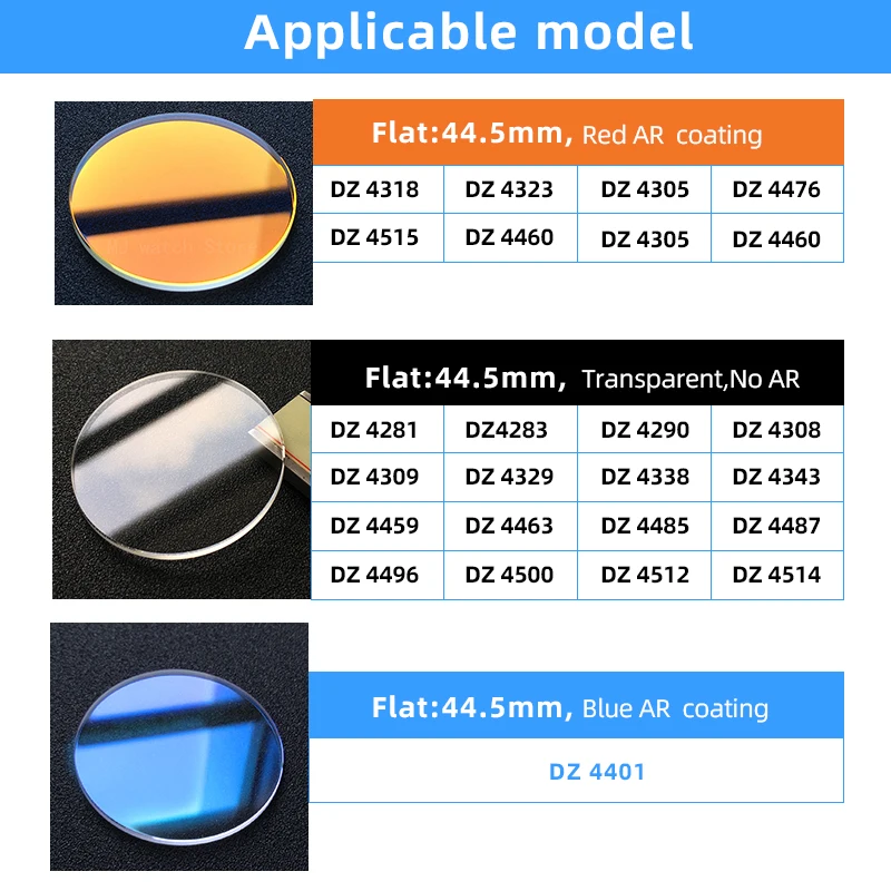 Mineral Glass For Diesel Watch Crystal Glass Replacement