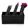 Acrylic Makeup Organizer 3 Slots Lipstick Makeup Brush Holder Case Cosmetic Storage Box Eyebrow Pencil Organizer Makeup Box 3