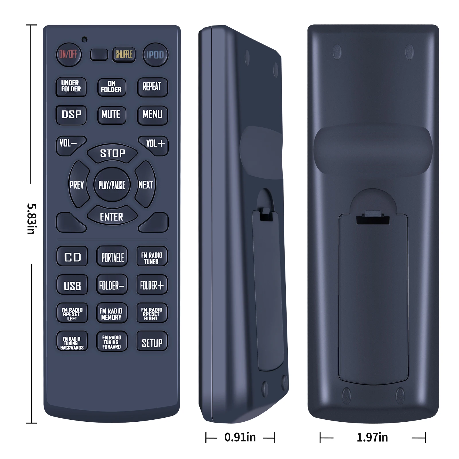 Nuevo Control Remoto FSR73 ZP80760 Reemplazado Para Sistema De Barra De Sonido YAMAHA FSR73-ZP80760 ATS-1050 YAS-105 SRT-700 ATS-1050 ATS-1050BL ATS-1050-R ATS1050 BL ATS10 Controlador Remoto 50R
