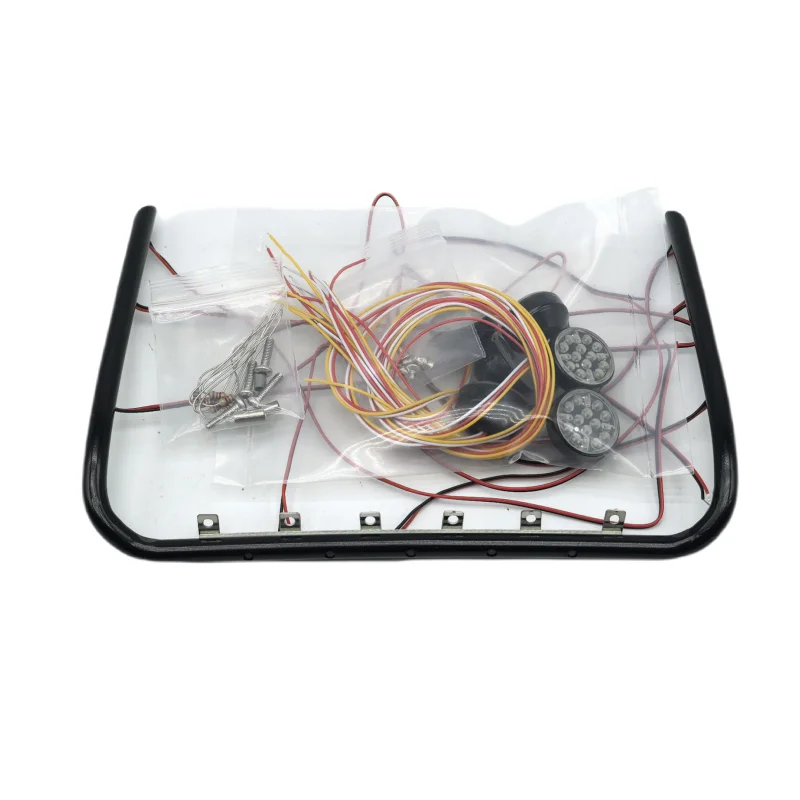 Front Dome Spotlight for Tamiya 1/14 RC Truck Scania 770s 56371 r620 r730 56323 Tractor Trailer Degree LED Roof Light DIY Parts 5