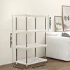 Four-Layer Multi-Functional Storage Rack Bathroom Living Room Organizing Rack Kitchen Bedroom Shelf Plastic Floor-Standing Stora 3