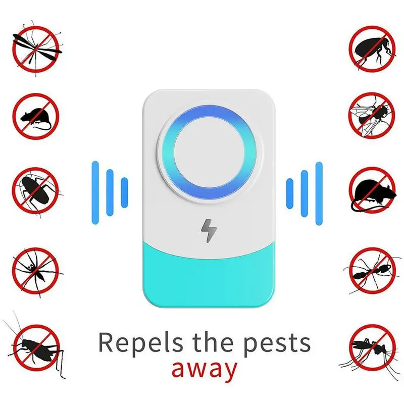 Pestepeller Ad Ultrasuoni Us/Eu/Uk Electronic Mosquito Killer Indoor Parassiti Repellente Spina Ad Ultrasuoni Nel Controllo Del Ragno Dell'Insetto