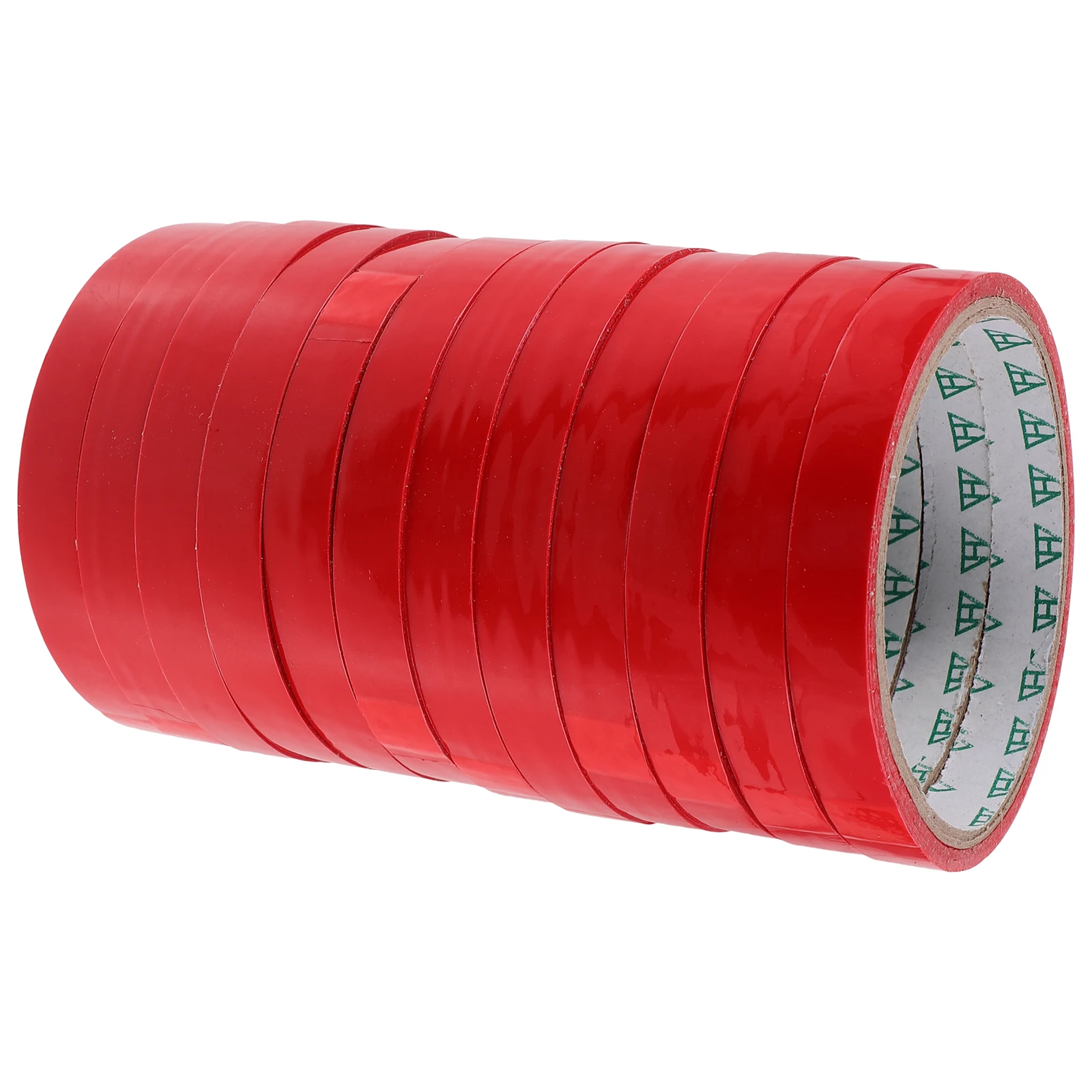 12 Pcs Brown Tape Packaging For Shipping Bag Tapes Tying Sealing Sealer Packing Red Packing Sealing Packaging Tape Roll