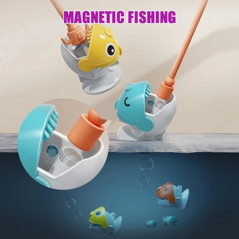 Electric Magnetic Fishing With Music Toys for Boys Imitate Fish Rod Children Magnet Game Education Girl 3 Year Free ShippingGift