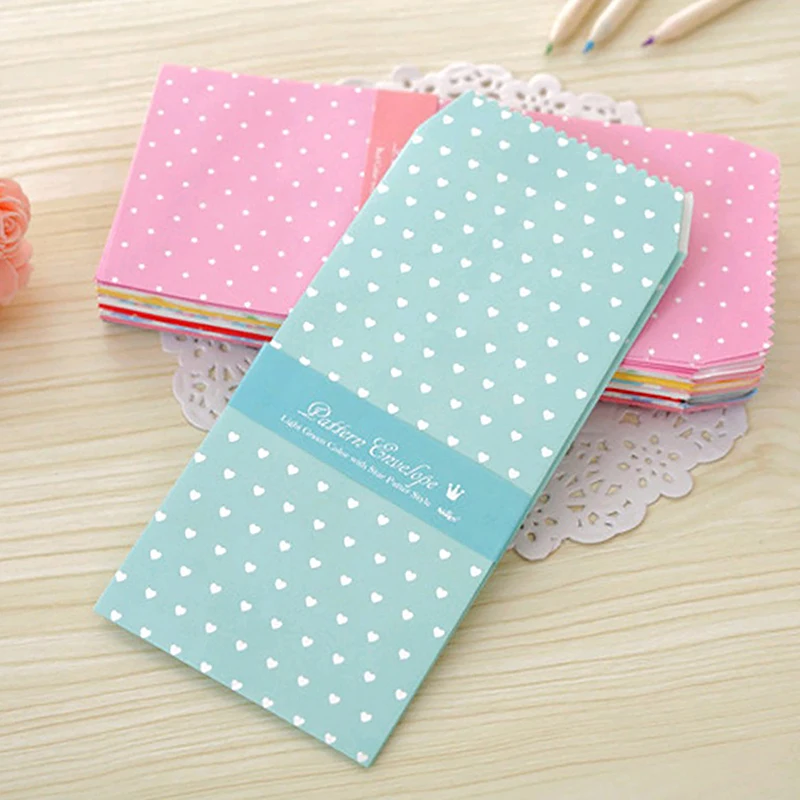 5-Pack Mixed Candy Color Envelopes Saving Cash Budget Envelopes Packaging Gift Craft DIY Money Organizer Home Office