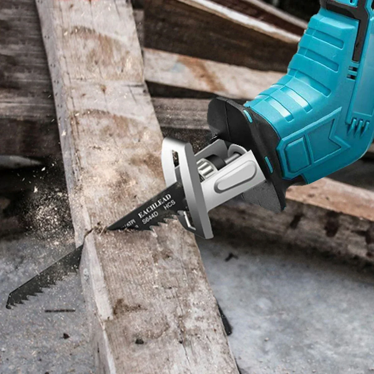 Cordless Reciprocating Saw 18V Adjustable Speed Cutting Bandsaw Electric Saw Wood Metal PVC Pipe Cutting fit Makita 18v Battery 6