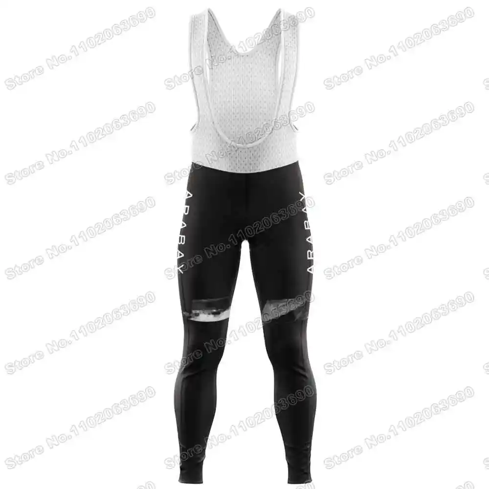 Team Illes Balears Arabay Cycling Jersey Set Autumn Winter Cycling Clothing Men Road Bike Jacket Suit Bicycle Bib Tights