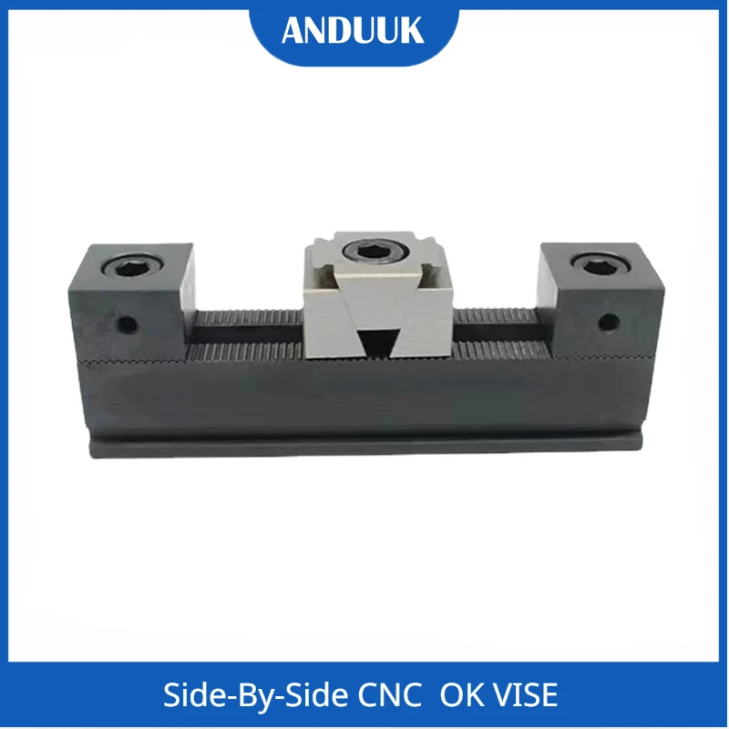 

OK Vise Vice Metal Fixture Double-Sided Multi-Station Side-By-Side Fixed Multi-Functional Precision CNC Machine Clamp Tool