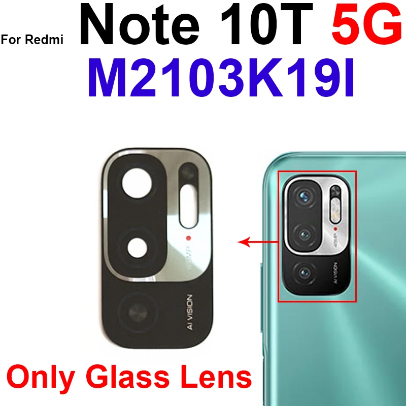 Premium Back Camera Glass Lens Frame with Adhesive