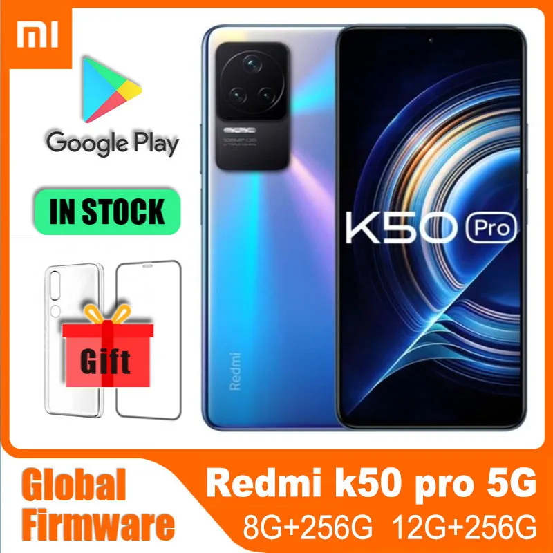 Smartphone Xiaomi Redmi K50 Pro 5G Mtk Dimensity 9000 120W Ricarica Rapida 5000Mah