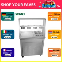 SIHAO – friteuse à crème glacée commerciale, avec compresseur et grattoir, utilisée pour la crème glacée et le yaourt glacé 1