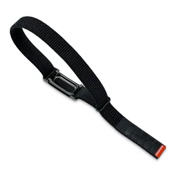 Breathable Nylon Arm Strap with Metal Case - Adjustable and Soft Bicep Band - GoogleFitbit Air (Arm Strap - Black)