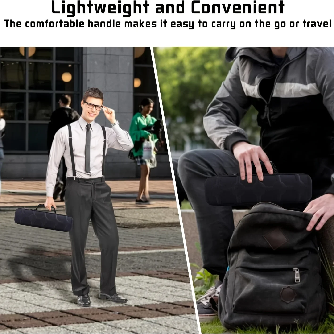 5-Slot Black Nylon Watch Travel Case - Protective Storage Organizer with Watch Pillow, Display Cabinet, and Holder Watch Case